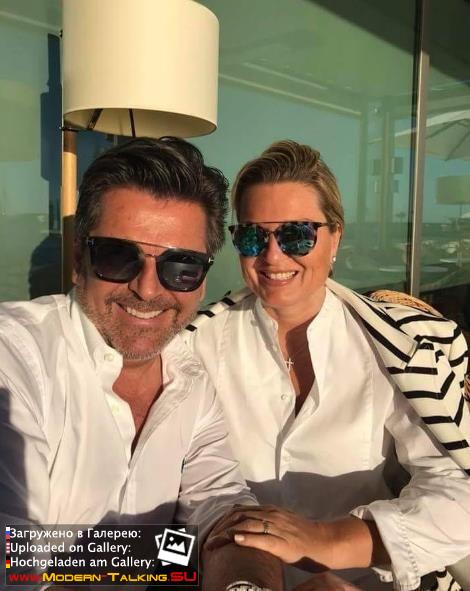 Томас Андерс с семьей Ibiza