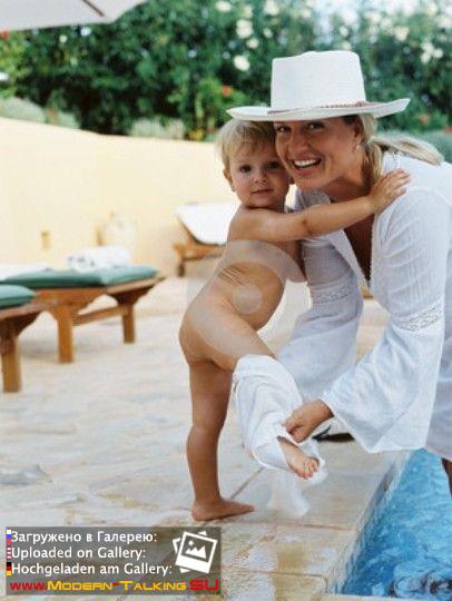 Томас Андерс с семьей