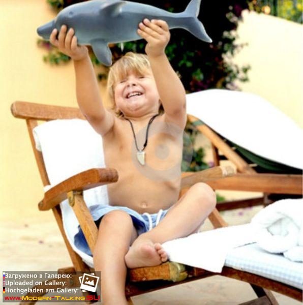 Томас Андерс с семьей