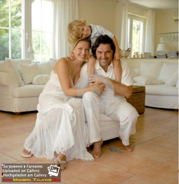 Томас Андерс с семьей