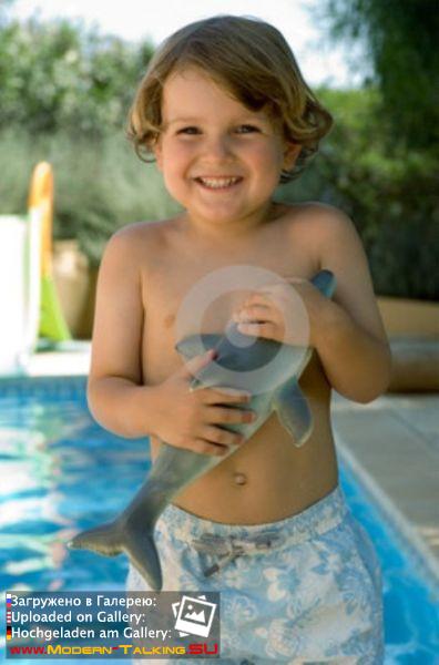 Томас Андерс с семьей