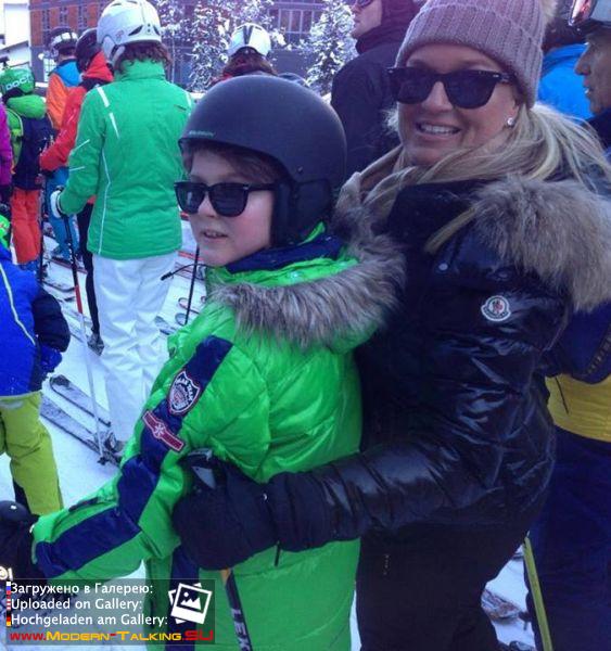 Томас Андерс с семьей