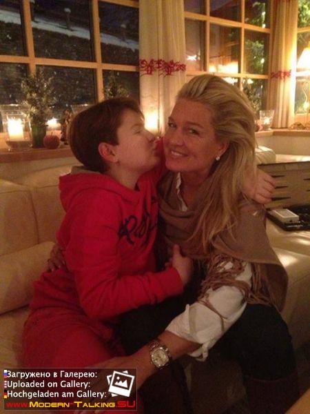 Томас Андерс с семьей