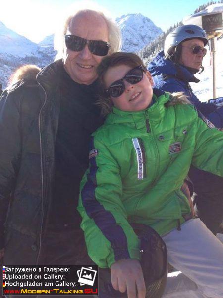 Томас Андерс с семьей