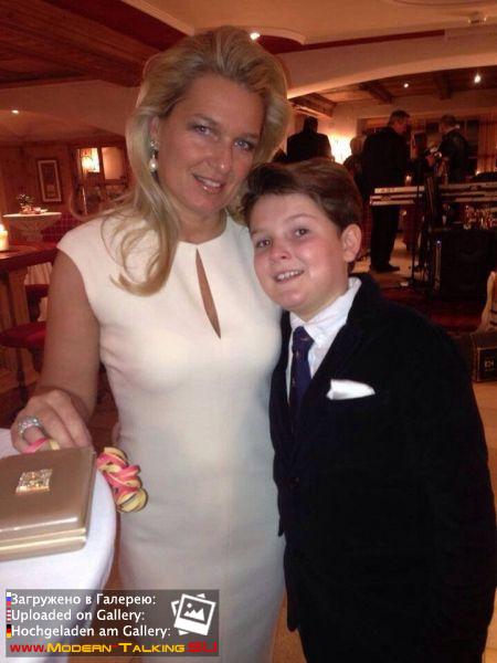 Томас Андерс с семьей