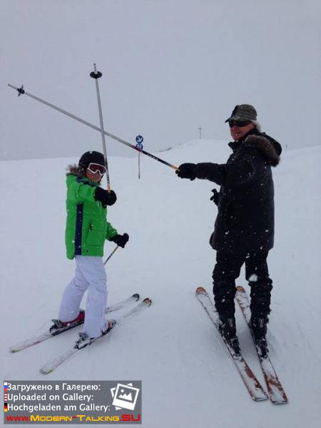 Томас Андерс с семьей