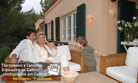 Томас Андерс с семьей