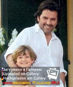 Томас Андерс с семьей