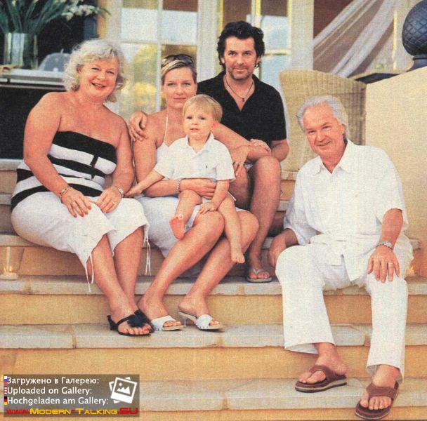 Томас Андерс с семьей