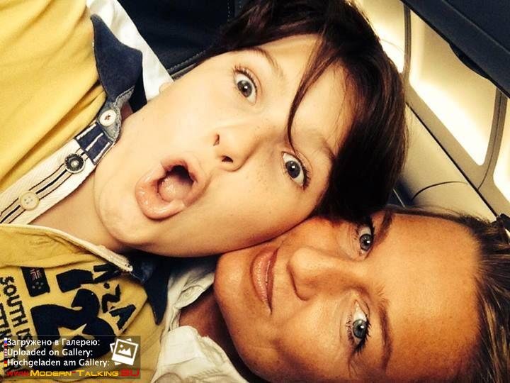 Томас Андерс с семьей