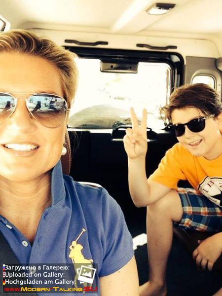 Томас Андерс с семьей