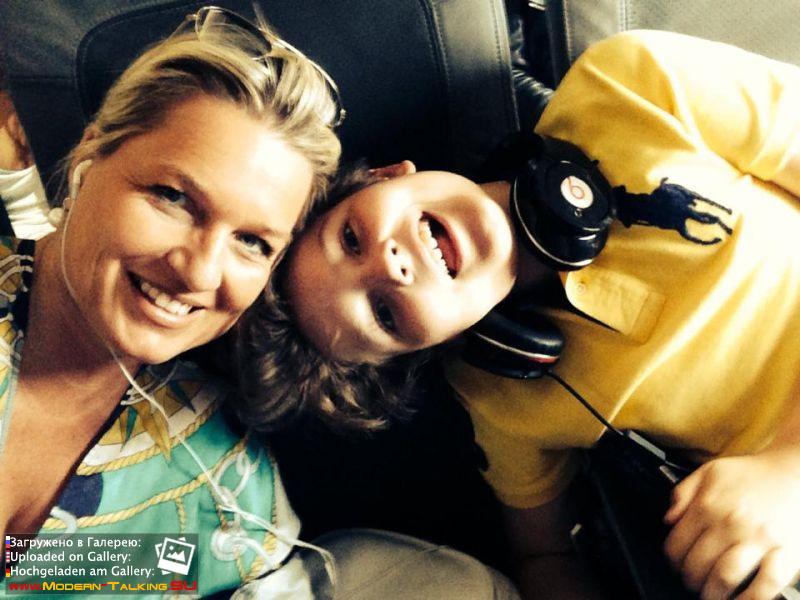 Томас Андерс с семьей