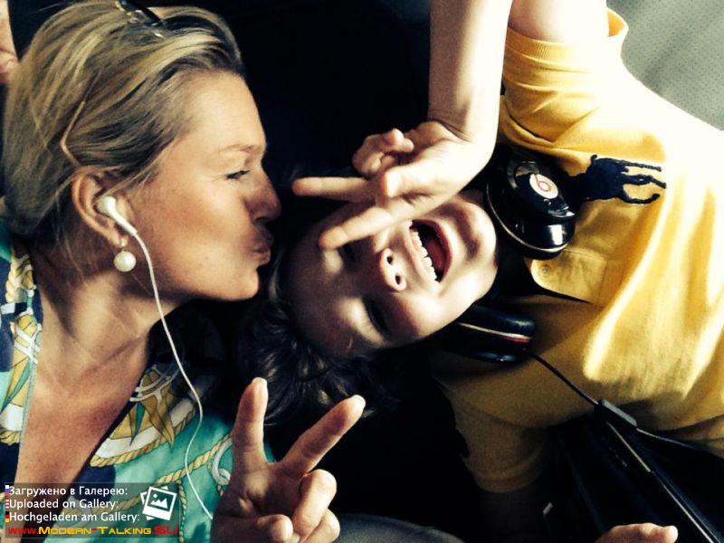 Томас Андерс с семьей