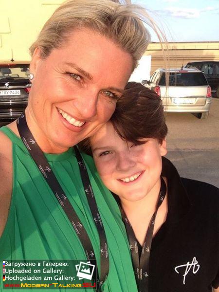 Томас Андерс с семьей