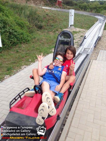 Томас Андерс с семьей