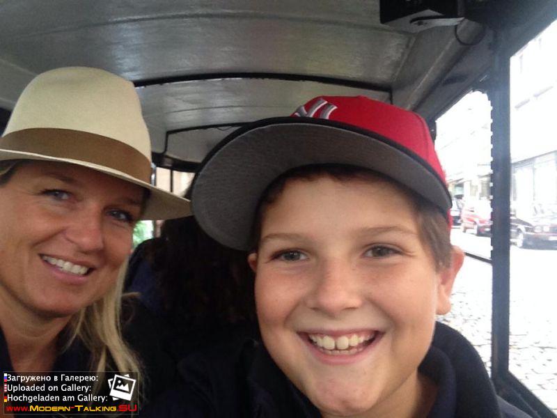 Томас Андерс с семьей