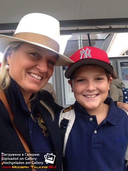 Томас Андерс с семьей