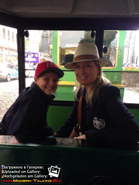 Томас Андерс с семьей