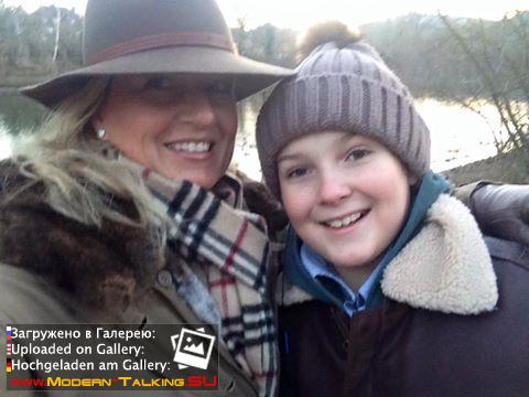 Томас Андерс с семьей