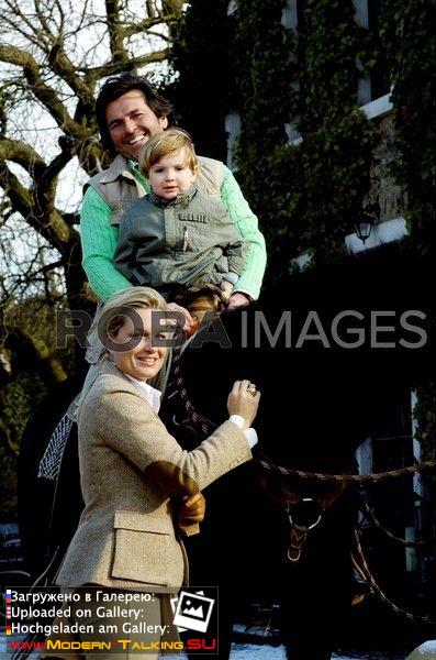 Томас Андерс с семьей