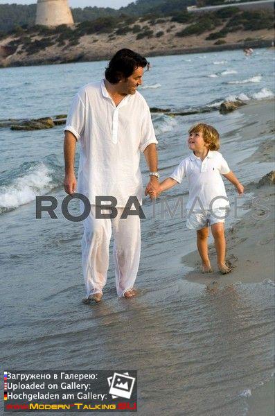 Томас Андерс с семьей