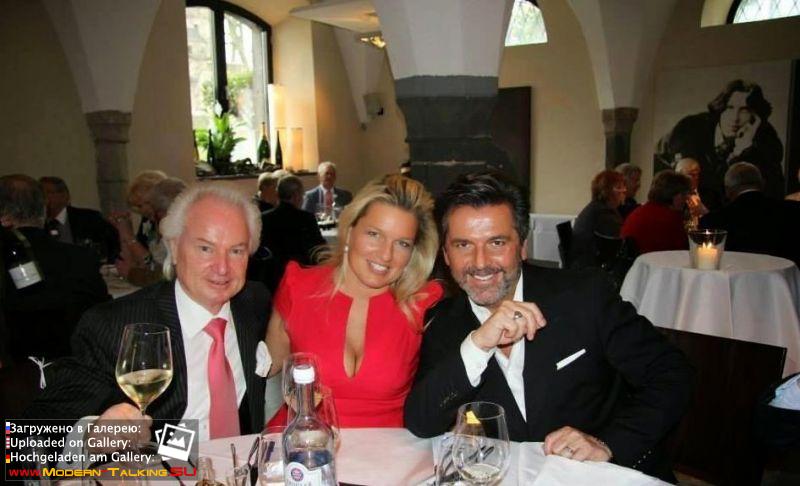 Томас Андерс с семьей