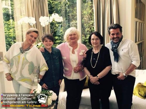 Томас Андерс с семьей