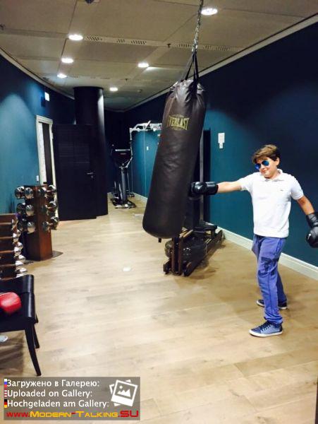 Томас Андерс с семьей