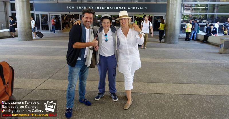 Томас Андерс с семьей