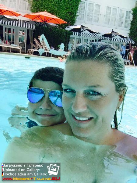 Томас Андерс с семьей