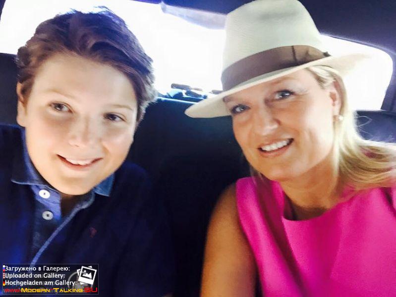 Томас Андерс с семьей