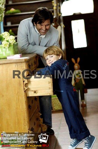 Томас Андерс с семьей