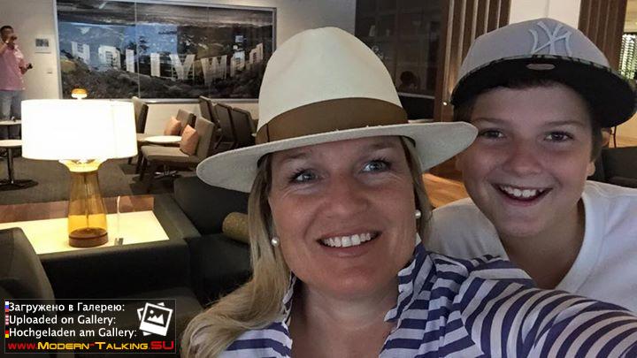 Томас Андерс с семьей