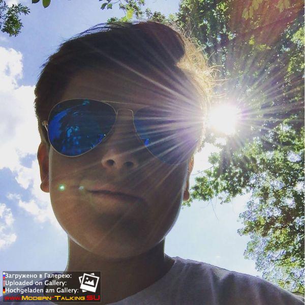 Томас Андерс с семьей