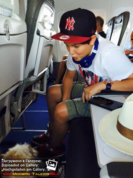 Томас Андерс с семьей