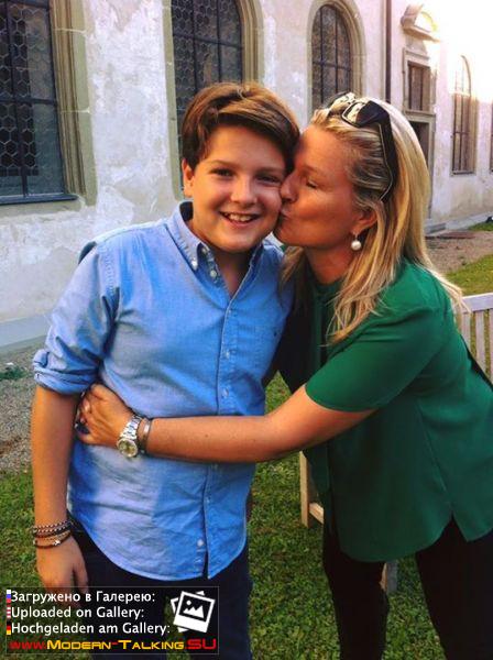 Томас Андерс с семьей