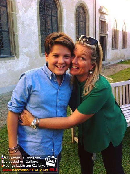 Томас Андерс с семьей