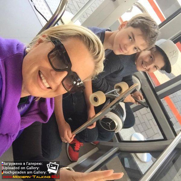 Томас Андерс с семьей