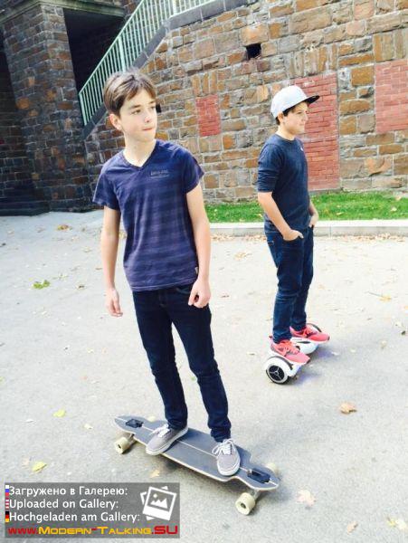 Томас Андерс с семьей