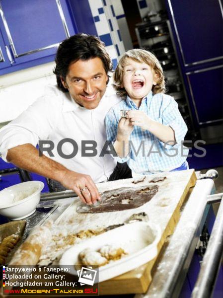 Томас Андерс с семьей