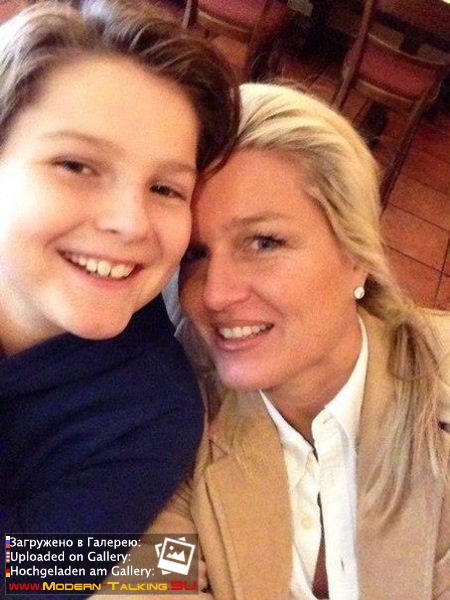 Томас Андерс с семьей