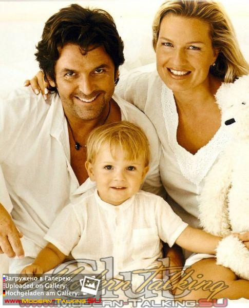 Томас Андерс с семьей