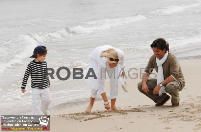 Томас Андерс с семьей