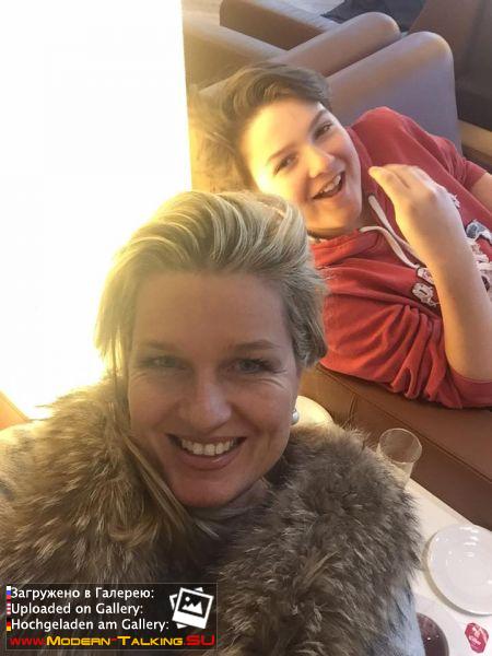 Томас Андерс с семьей