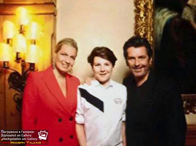 Томас Андерс с семьей