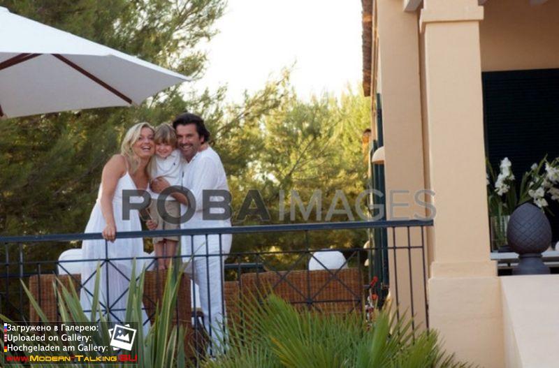 Томас Андерс с семьей