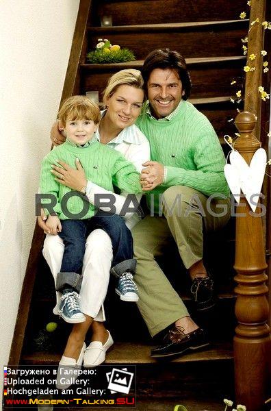 Томас Андерс с семьей