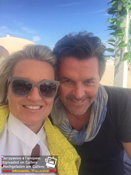 Томас Андерс с семьей