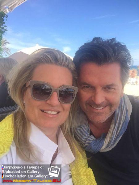 Томас Андерс с семьей