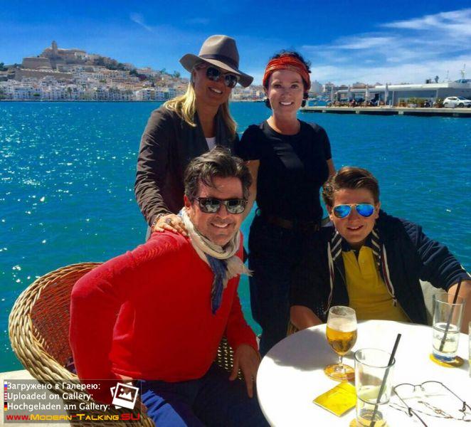 Томас Андерс с семьей